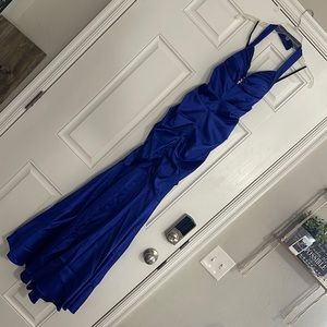 Navy blue formal/prom dress, size 3